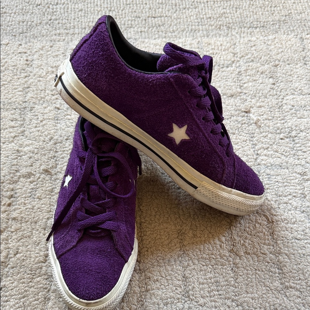 Converse One Star Suede Purple